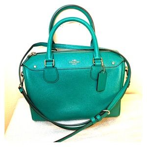 Coach Teal Green Crossbody Bag
